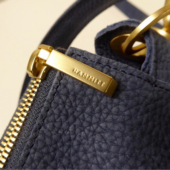 Hammitt Bryant Medium Poppy Skies Leather Purse Crossbody Shoulder Bag NWT New - Picture 6 of 11